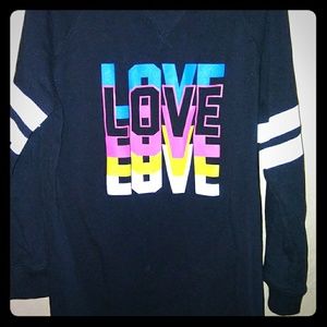 Girls black long sleeve shirt